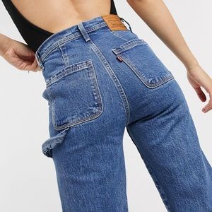 Levi’s Ribcage Straight Utility Jeans
